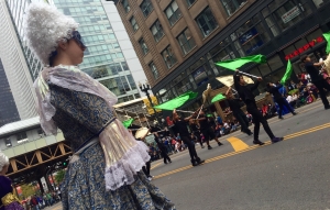 Chicago Columbus Day Parade, Photo by bridget Talley, WLS News